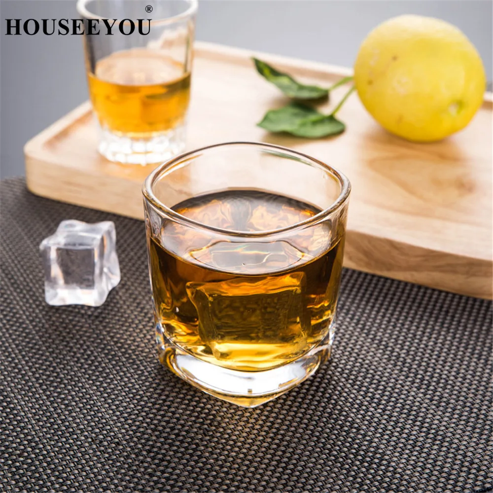 Стеклянная кружка для виски HOUSEEYOU креативная из закаленного стекла