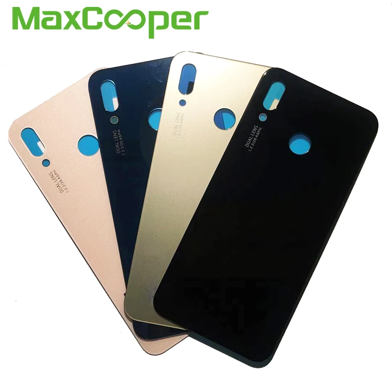 Одежда высшего качества для Huawei p20 Lite Nova 3e Батарея крышка Задняя панель с клеем
