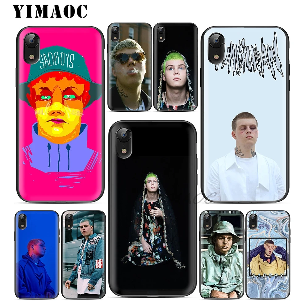 YIMAOC yung lean Rapper Мягкий ТПУ Черный силиконовый чехол для iPhone X или 10 8 7 6S Plus 5 5S SE Xr Xs Max |