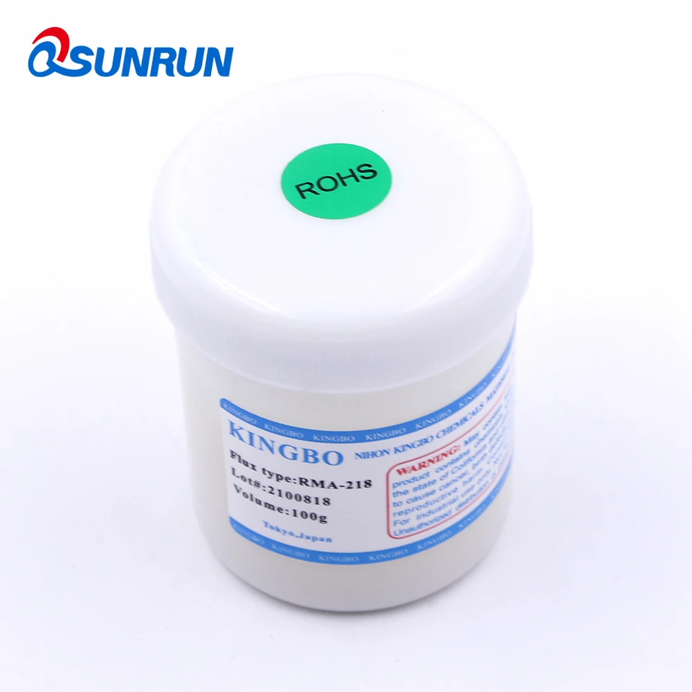 QSUNRUN флюс смазка 1 шт. 100 г Kindbo пайка паста RMA 218 для BGA Reball PCB SMT IC SMD Rebaling