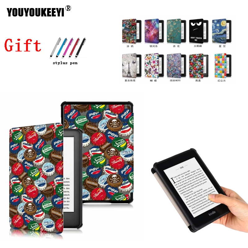 Новый Магнитный умный чехол для Amazon New Kindle 10th Generation 2019 funda + стилус в подарок|Чехлы