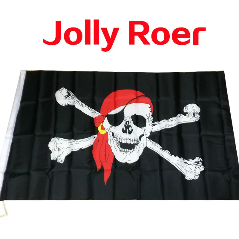 Большой Череп скрещенные кости пиратский флаг Jolly Roger красная Кепка полиэстер 5*3