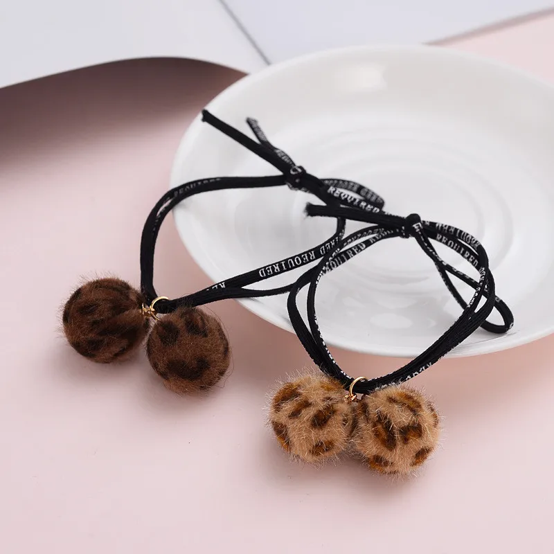 Резинка для волос с леопардовым принтом женщин | Украшения и аксессуары