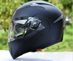 Casco capacetes casco мотоциклетный шлем winderproof модульные шлемы с двойной Лен s m ore лучше, чем jiekai 105 шлем XS s m l - Цвет: matte black