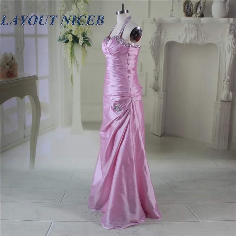 Сиреневый цвет Длинные вечерние платья 2017 тафты халат de soiree abendkleider vestido noche для
