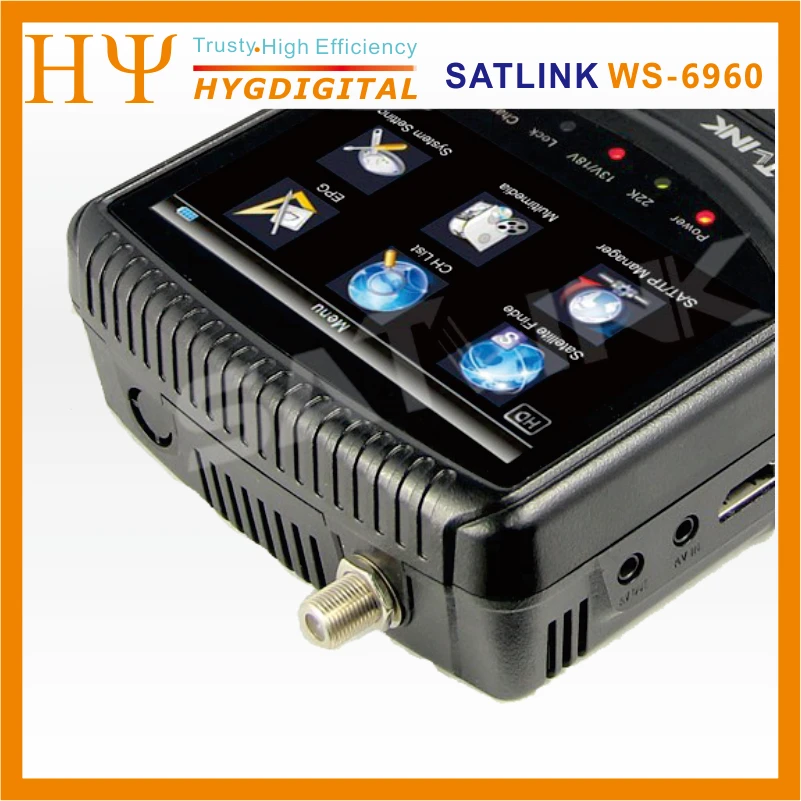 Спутниковый искатель Satlink 6960 1 шт. ws6960 4 3 дюймовый HD дисплей WS и DVB S MPEG4 satlink|satlink