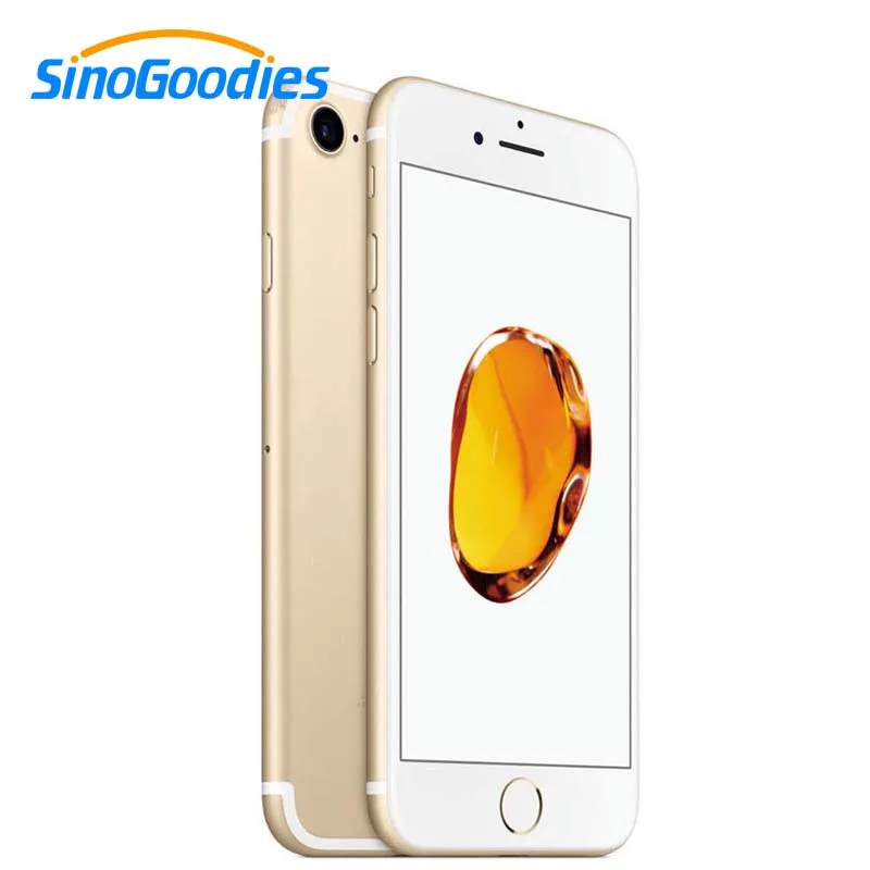 Восстановленный Apple iPhone 7 Мобильный телефон 4,7 дюймов 2 Гб Оперативная память 32/128 ГБ IOS 10 за счет сканера отпечатков пальцев LTE 12.0MP Камера Apple Quad-Core Smart Phone