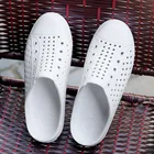 Шлепанцы унисекс для плавания и пляжа, Повседневные Легкие тапки, для воды, для душа, бассейна, клоги, с вырезами