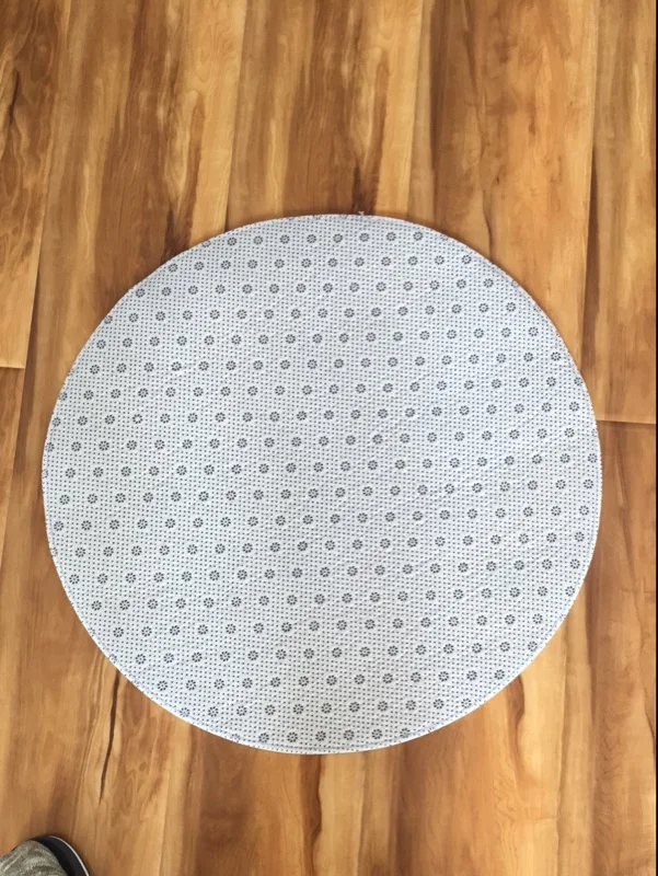 Новый дизайн круглый ковер с синим оленем коврик для спальни прикроватный милый