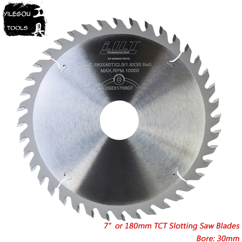 180mmx30m TCT Slotted Saw Blades 7