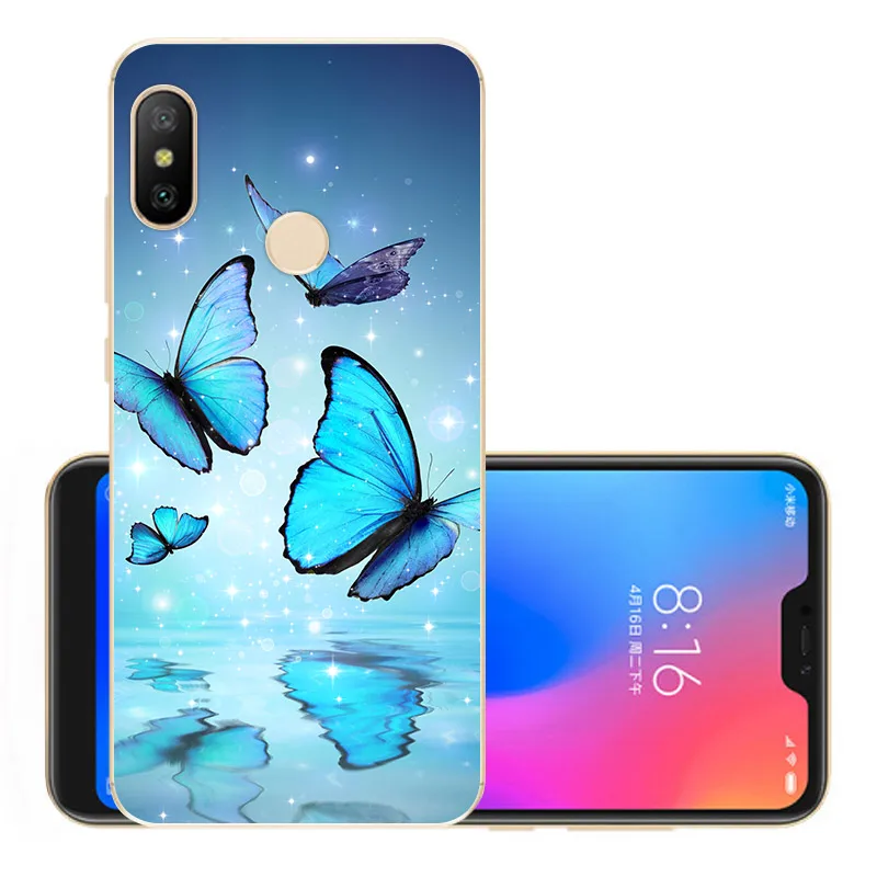 Чехол для Xiaomi Mi A2 Lite мягкий чехол из ТПУ телефона чехол-бампер с полной защитой A 2