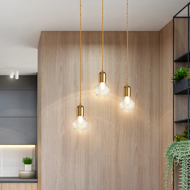 Modern G9 LED Pendant Lights Crystal Glass Handlamp Nordic Lamps for Living Room/Restaurant/Home Lighting AC220V | Лампы и освещение