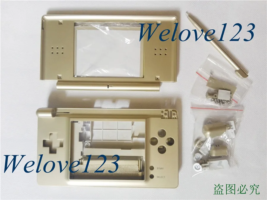 Высокое качество для NDSL DS Lite игровой консоли Zelda золото Цвет ремонта заменить