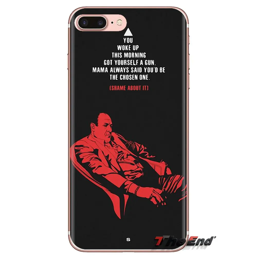 Для Xiaomi Mi4 Mi5 Mi5S Mi6 Mi A1 A2 5X6X8 9 Lite SE Pro Max Mix 2 3 2S силиконовый чехол-кошелек Tony Soprano James