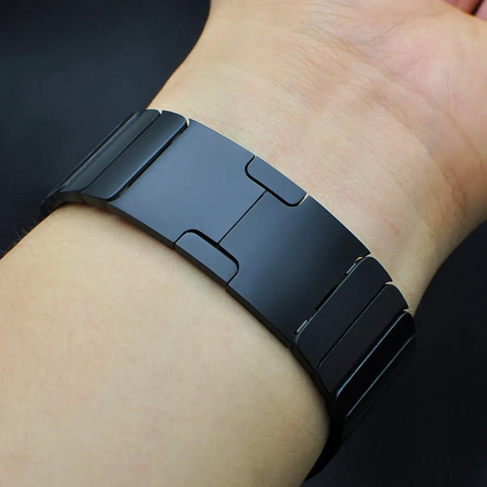 Соединяющий ремешок браслета для Apple watch band 42 мм 38 iWatch 4 44 40 браслет из нержавеющей