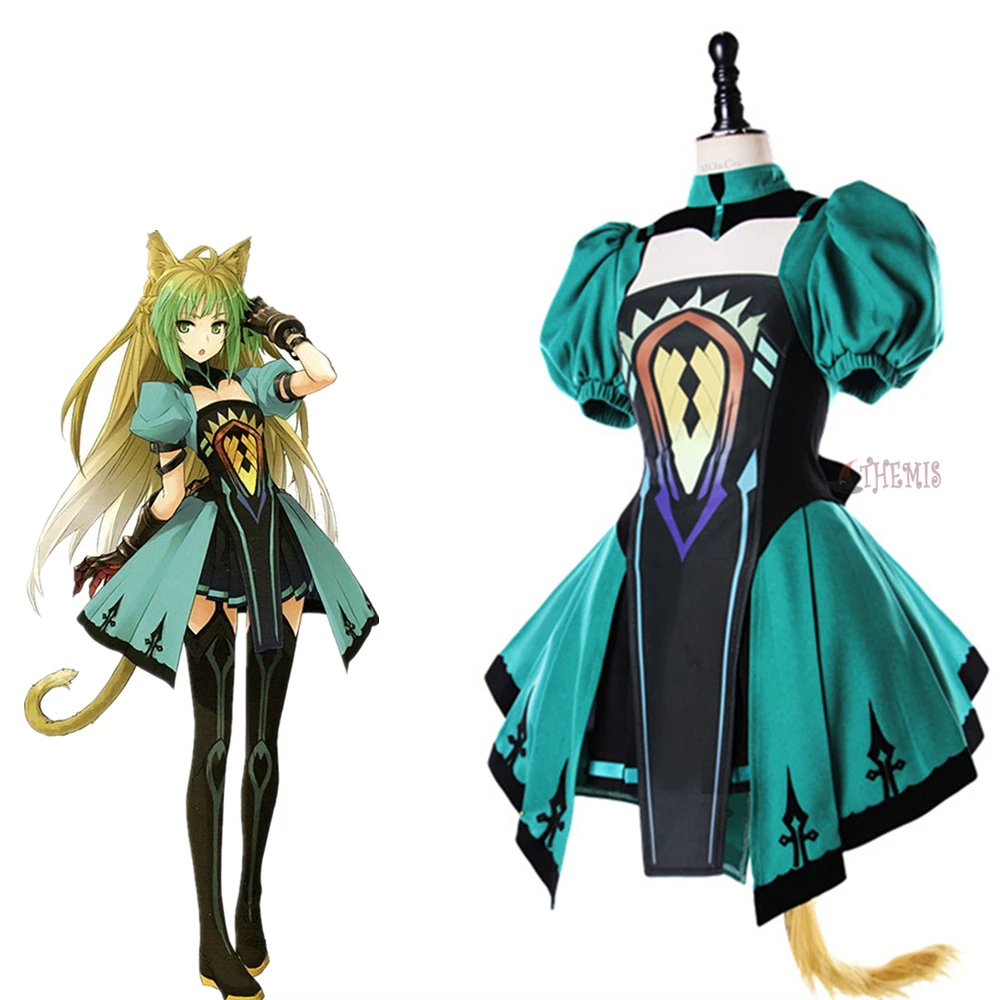 Athemis игры Fate/Апокриф Аталанта пикантные Косплэй костюм на заказ платье Высокое
