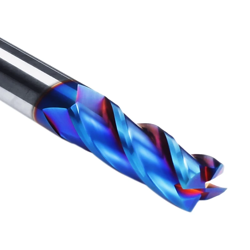 

Solid Carbide 4 Flutes Flattened End Mills D6x15xD6x50Mmx4T With Straight Slim Shank Milling Cutter Hrc65 Coated