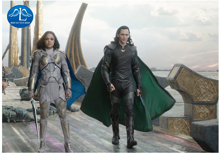 MANLUYUNXIAO Тор Ragnarok Косплей Костюм для взрослых Локи Косплей Костюм мужской кожаный костюм на заказ костюмы на Хэллоуин для мужчин