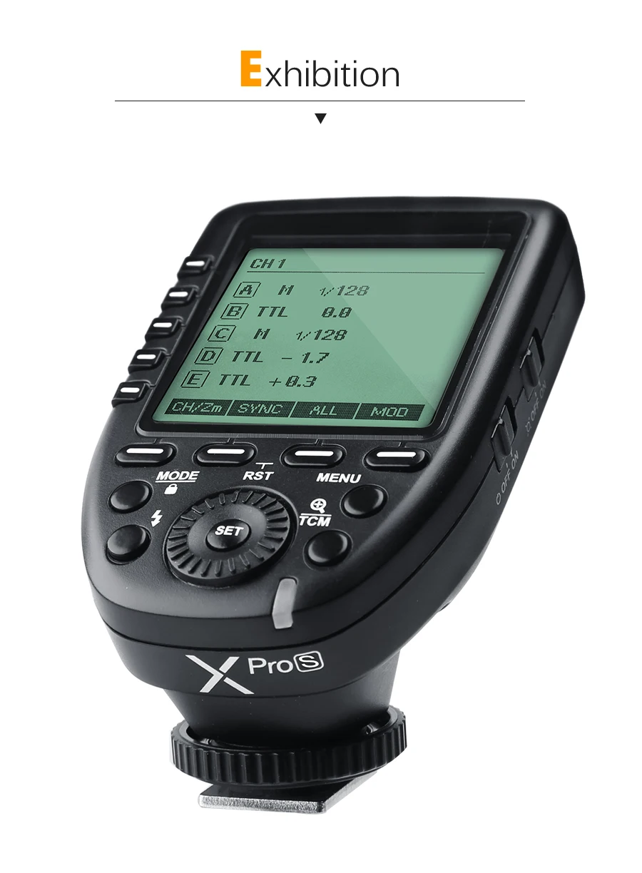 StoGodox Xpro-S XPros ttl беспроводной триггер вспышки 1/8000 s+ XTR-16s для камеры sony TT685S V860II-S