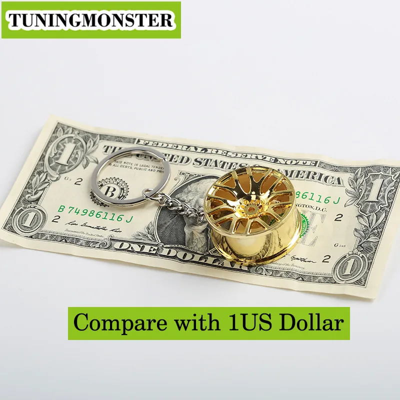 Лот 5 шт модный ободок обода колеса брелок с кольцом для ключей гоночный