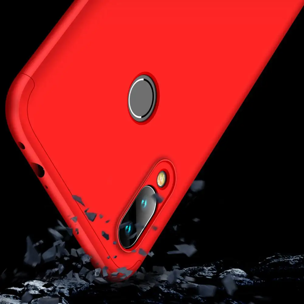 TWISTER.CK для Redmi 7 Ультратонкий ПК задняя крышка нескользящий ударопрочный 360