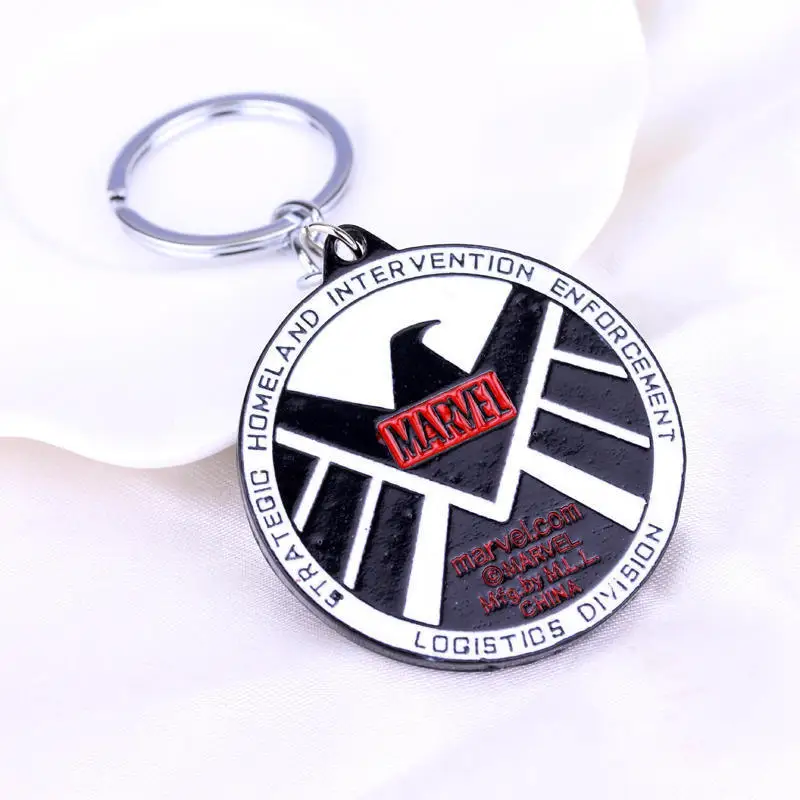 1 шт. Marvel Comics s.h.i.e.l. D. Hydra Логотип Щит металлический брелок супергерой Мстители Капитан Америка Осьминог Брелок