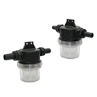 1 шт куриный перепелиный Кролик Птица животноводство 40 сетка большой поток фильтр для воды 20 мм 25 мм из нержавеющей стали прозрачный фильтр