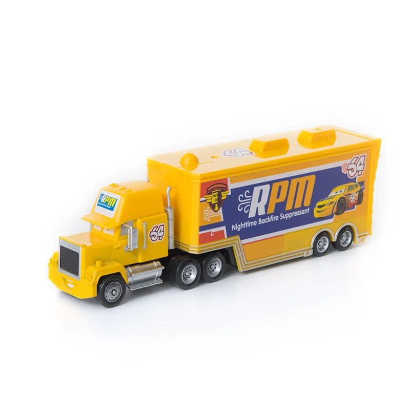Disney Pixar Cars 2 3 игрушки № 35 грузовик молния McQueen Джексон шторм Рамирез Мак дядюшка 1:55 литой модельный автомобиль игрушка детский подарок