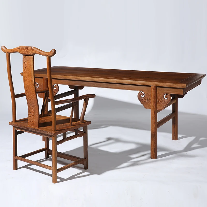 Исследование мебель из красного дерева Видео стол твердой древесины Китайский