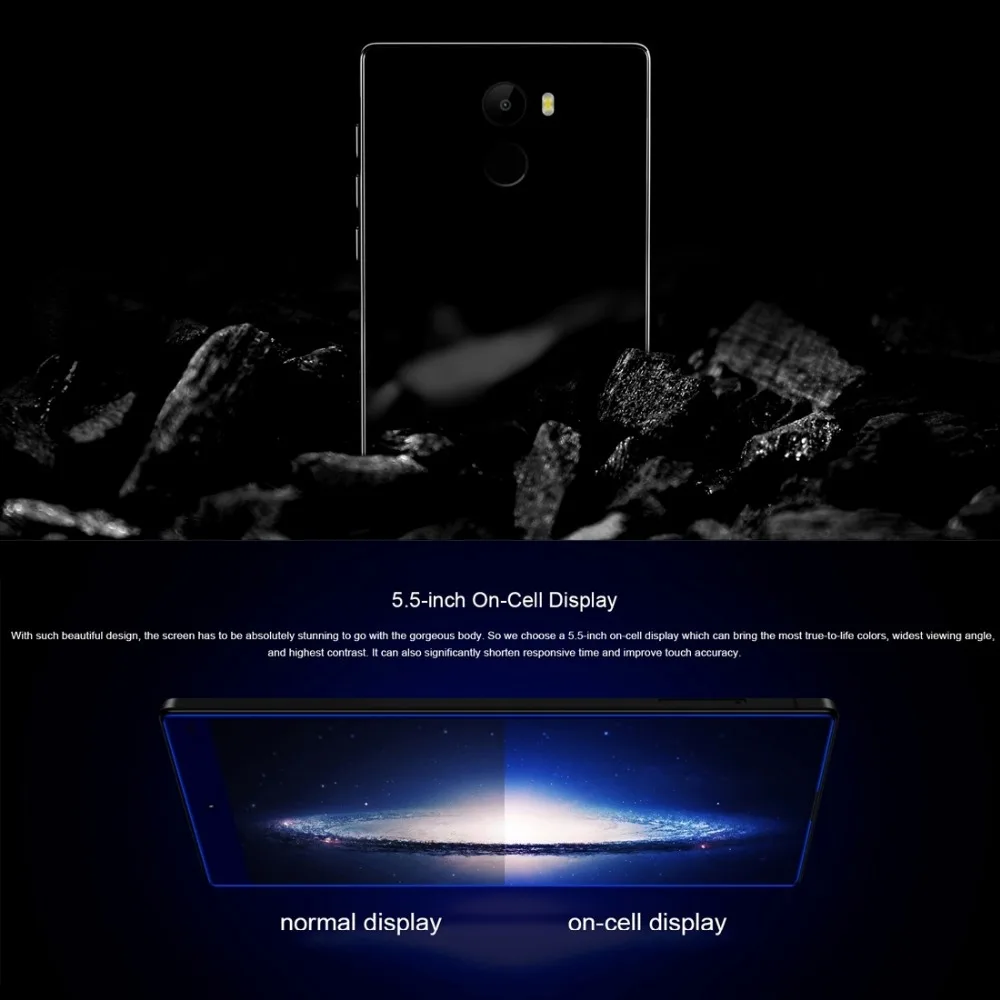Vkworld Mix Plus 5.5 Inch Full Screen 4G Android 7.0 Smartphone 3GB RAM 32GB ROM MTK6737 Quad Core 2850mAh Fingerprint Cellphone | Мобильные