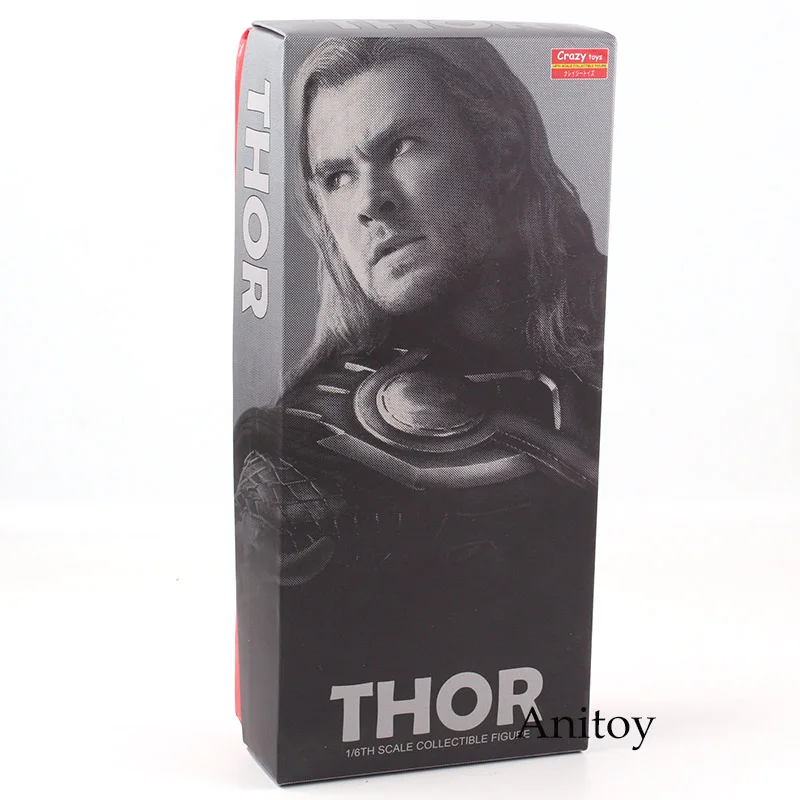 Сумасшедшие игрушки Marvel легенды Тор фигурку ПВХ 1/6th весы фигурка Коллекционная модель игрушки 29,5 см