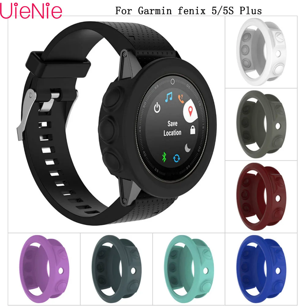 

Fashion soft silicone rubber sleeve for Garmin fenix 5/ fenix 5S Plus sports watch case fit dial protection watch accessories
