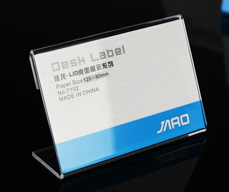 9*6 см прозрачный акриловый держатель знака цена ярлык стенд фотодержатель