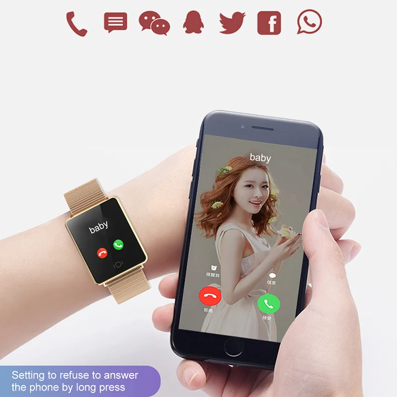 CK26 New Fashion Women Smart Watch waterproof Heart Rate Sports Smartwatch Fitness Tracker Bracelet Ladies Clock For IOS Android