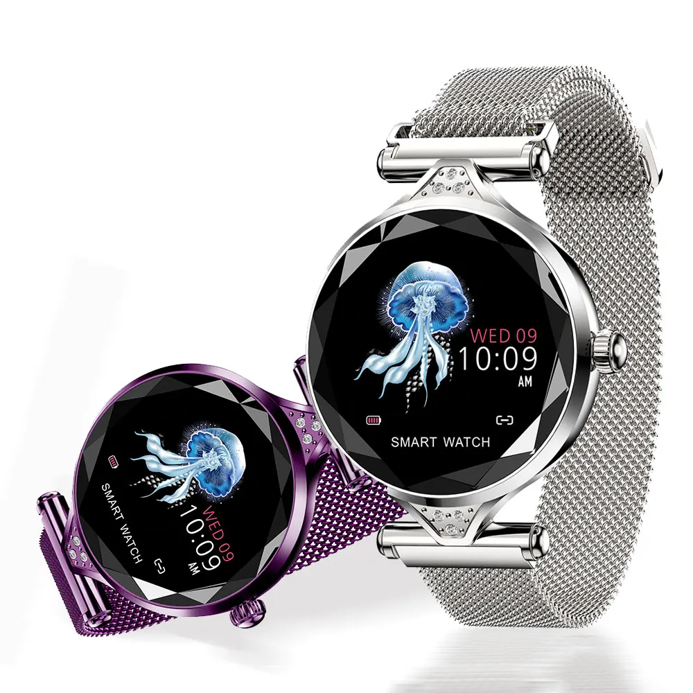 Женские Смарт-часы H1 умный браслет с измерением артериального давления для