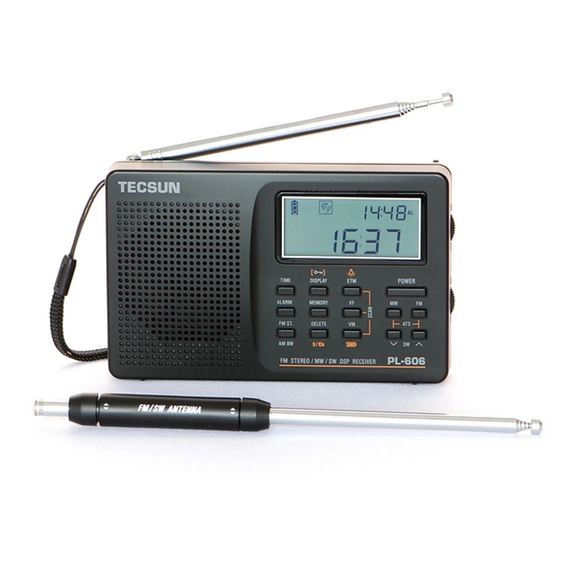 Дополнительные антенны радиоприемник TECSUN PL-606 дома радио FM MW SW DSP приемник PL606