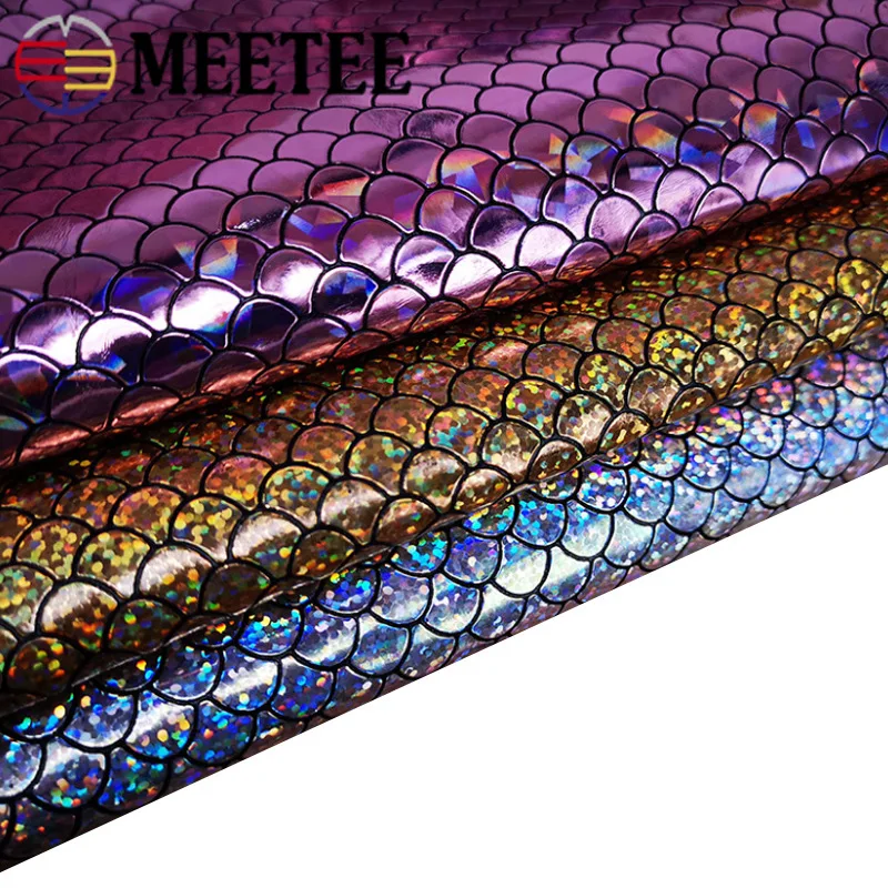 Зеркальные рыбные весы Meetee 45x137 см светоотражающая полиуретановая ткань для