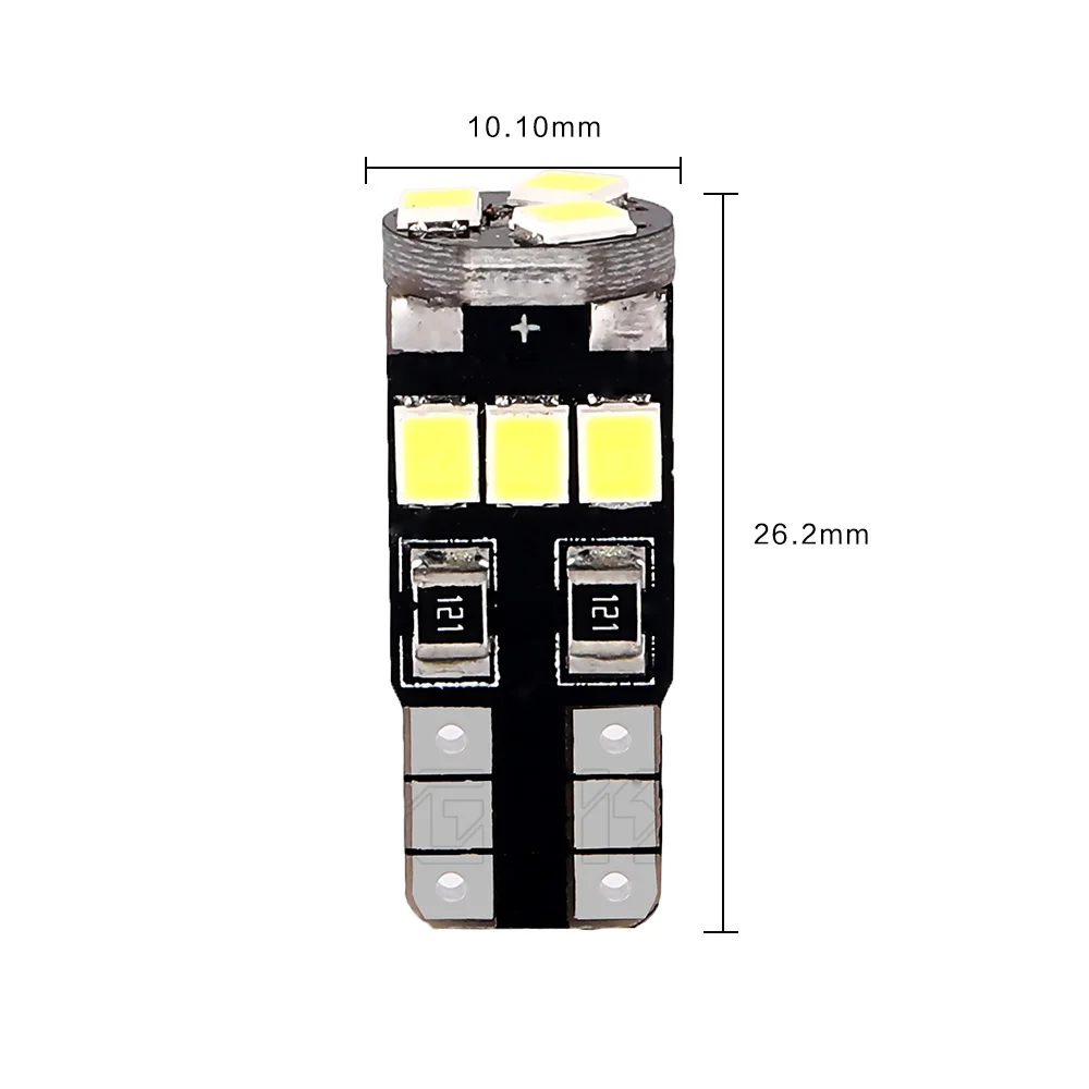 4 шт./лот оптовая продажа светодиодных автомобильных T10 9SMD 2835 ламп 194 168 LED W5W Canbus для