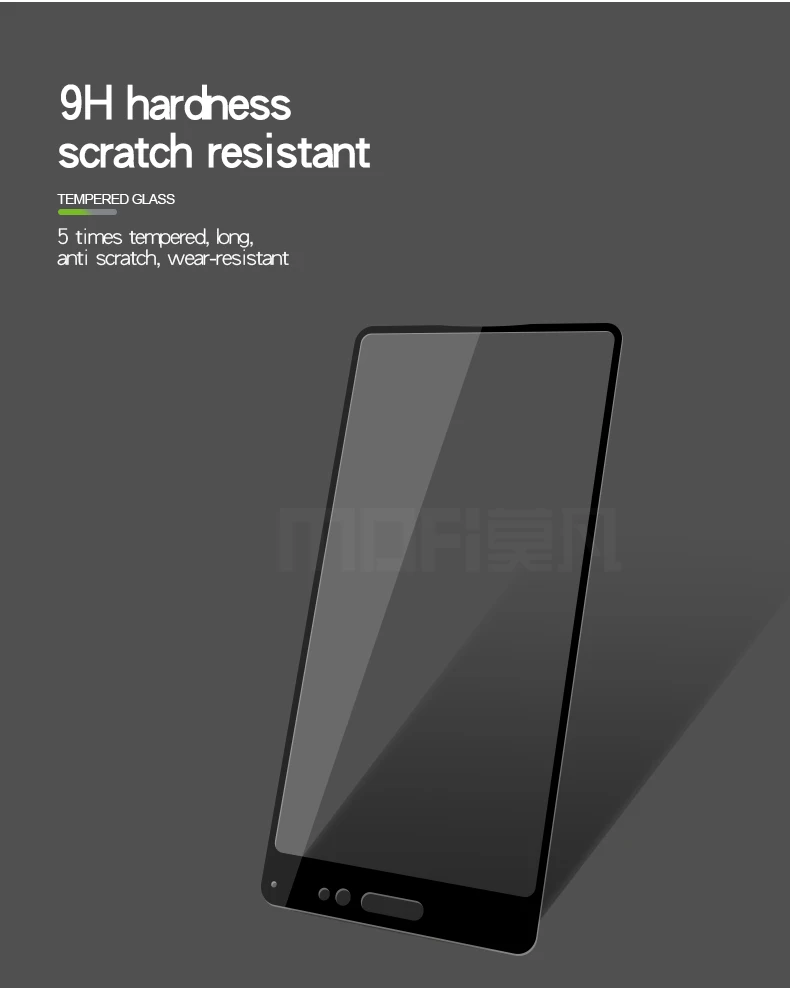 Mofi для телефон smartisan nut 3 Закаленное Стекло с уровнем твердости 9 H полное покрытие для телефон smartisan nut 3 Чехол Экран Защитная Стекло с пленочным покрытием