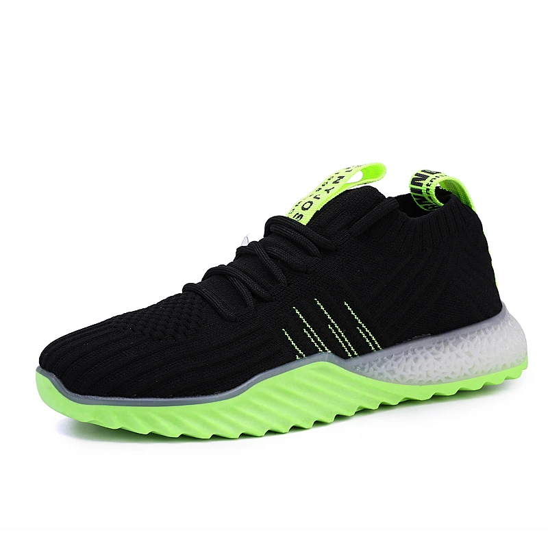 Теннисная обувь; женские кроссовки; дышащие теннисные туфли; Tenis Con Plataforma Mujer Femme Turnschuhe Feminino; спортивная обувь; белая Женская теннисная обувь - Цвет: black green