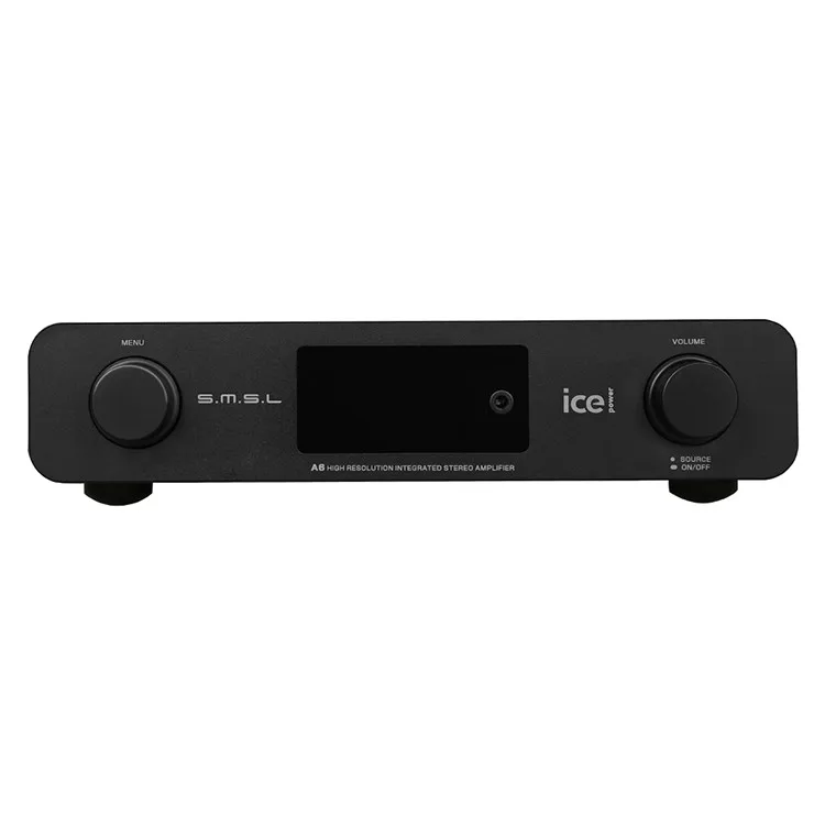 Усилители ЦАП SMSL A6 HiFi Цифровой усилитель AK4452+ CM6632A+ NJW1194A 50Wx2 DSD512 384 кГц/32 бит оптический/коаксиальный/XMOS/USB аудио декодер