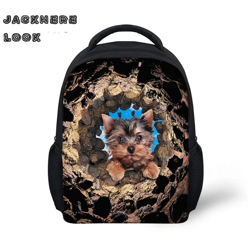 JACKHERELOOK Preppy Style Schoolbags French bulldog Shoulder Bag 12 Inch Mini Children Toddler Backpacks Boys Girls Satchel New | Багаж и