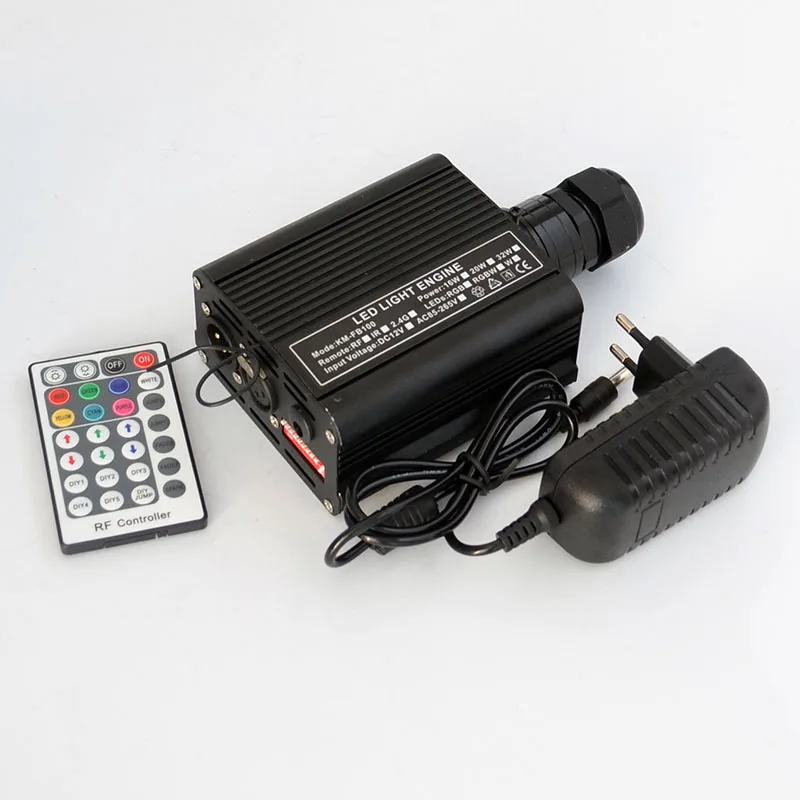 DMX 16 Вт RGBW светодиодный комплект из пластика волоконно-оптический потолочный