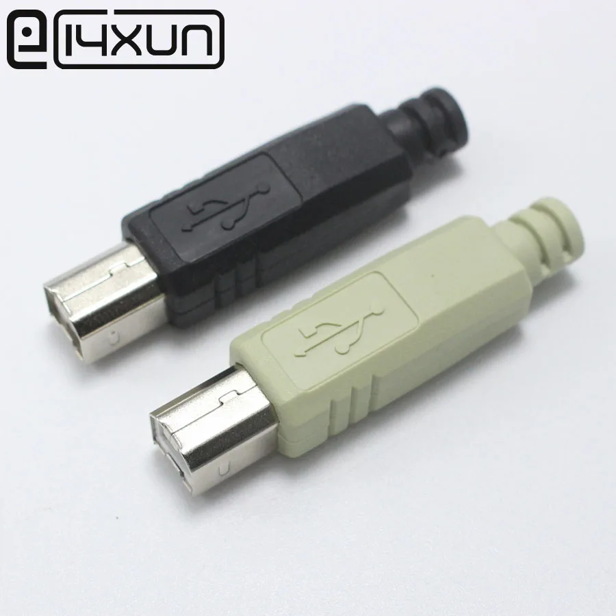 EClyxun 1 шт. сделай сам USB 2 0 Тип B контактный Штекерный разъем для принтера монтажный