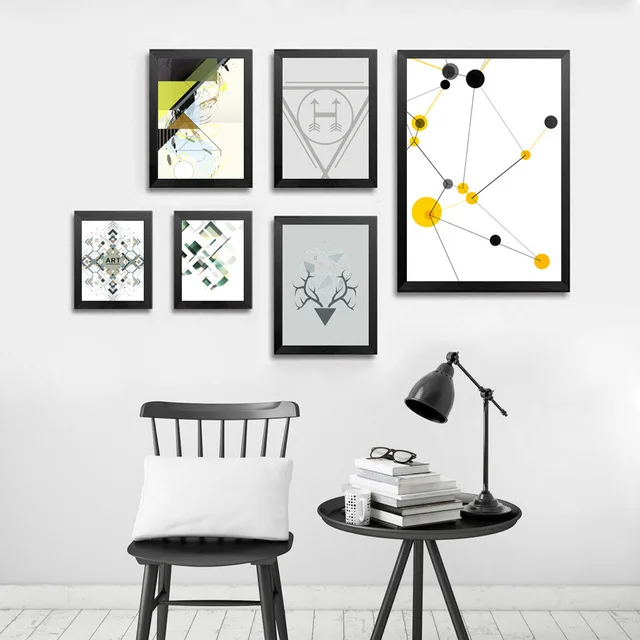 

Space Wall Art Home Abstract Painting Decor Deer Painting Nordic Style Canvas Prints Poster Modern Picture For Living Room