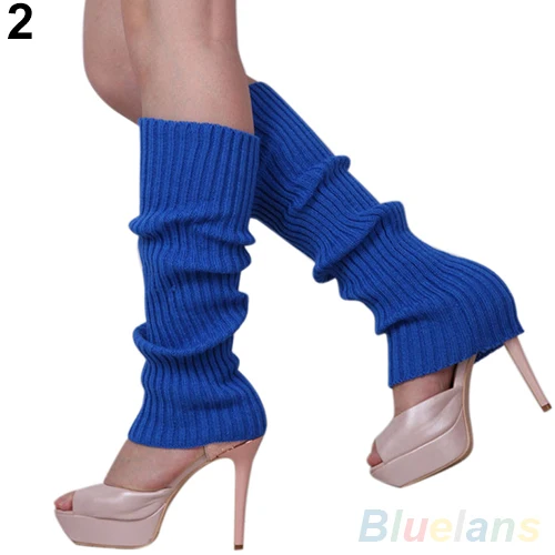 Лидер продаж Модные женские Для женщин Сплошной Цвет вязать Зима Гетры для