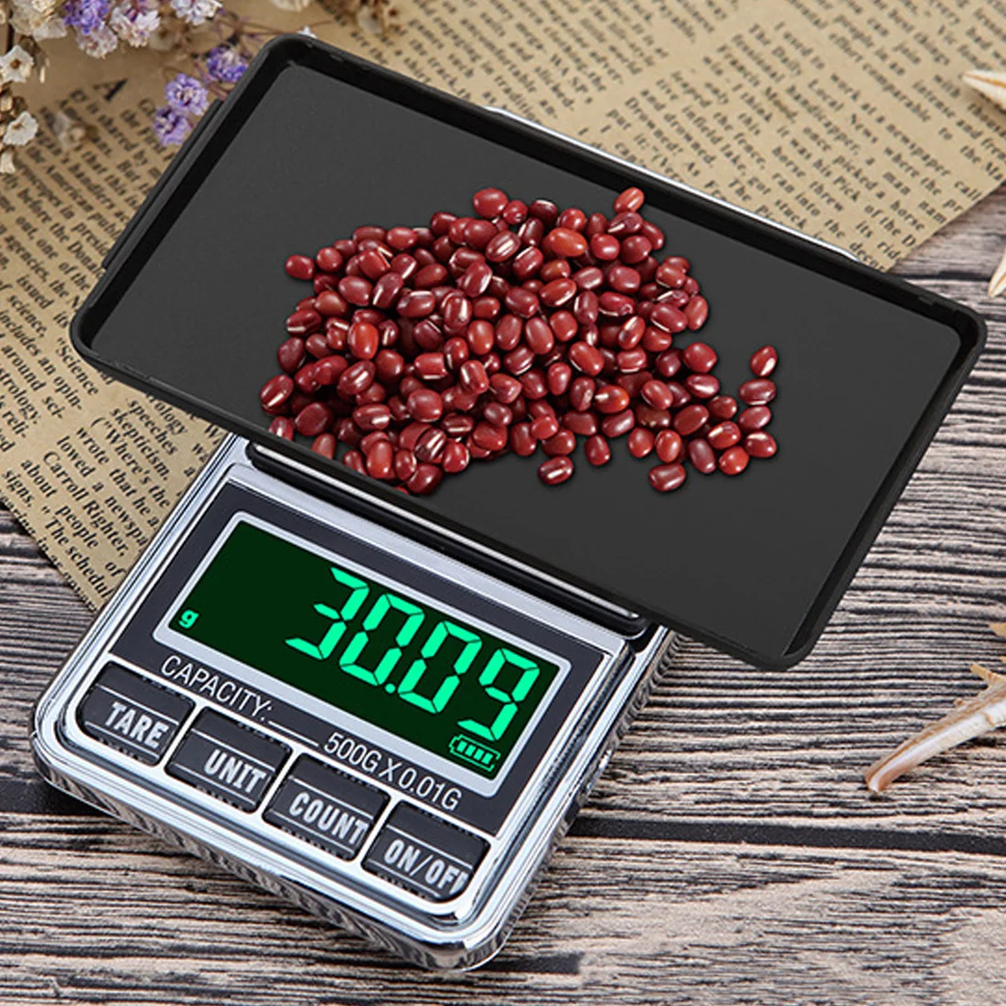 

100g/200g/300g/500g 0.01g Mini Digital Scales Pocket Jewelry Scales Precision Electronic Balance Weight Balance Digital Scale