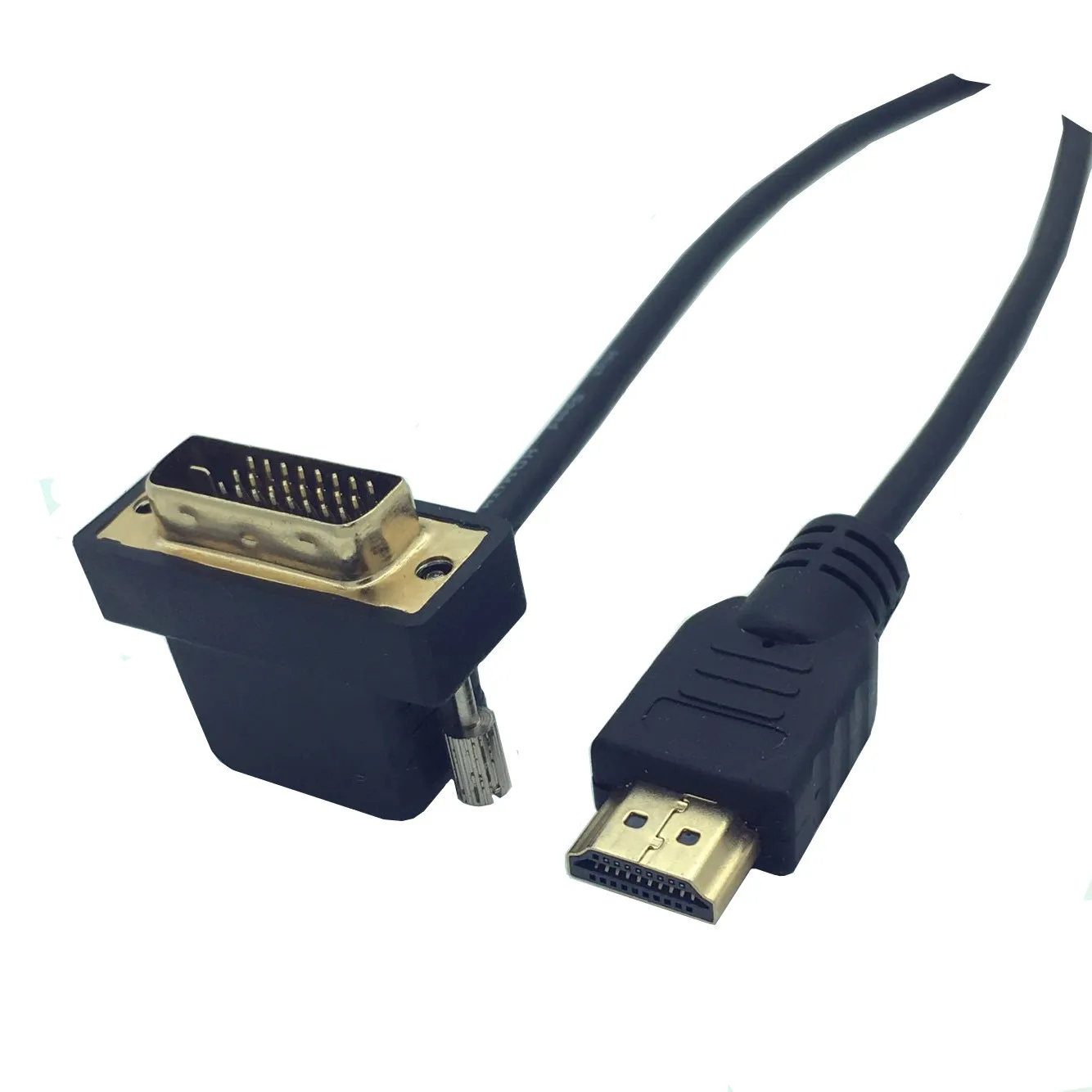HD линии к DVI революция DVI24 + 1 Мужской Локоть компьютер с ТВ 0 3 м|Соединители| |
