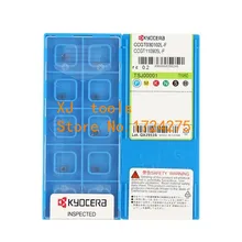 10 шт. CCGT030102L-F TN60, kyocera оригинальная вставка используется для C04H-SCLCR03, CCGT 030102 L-F TN60