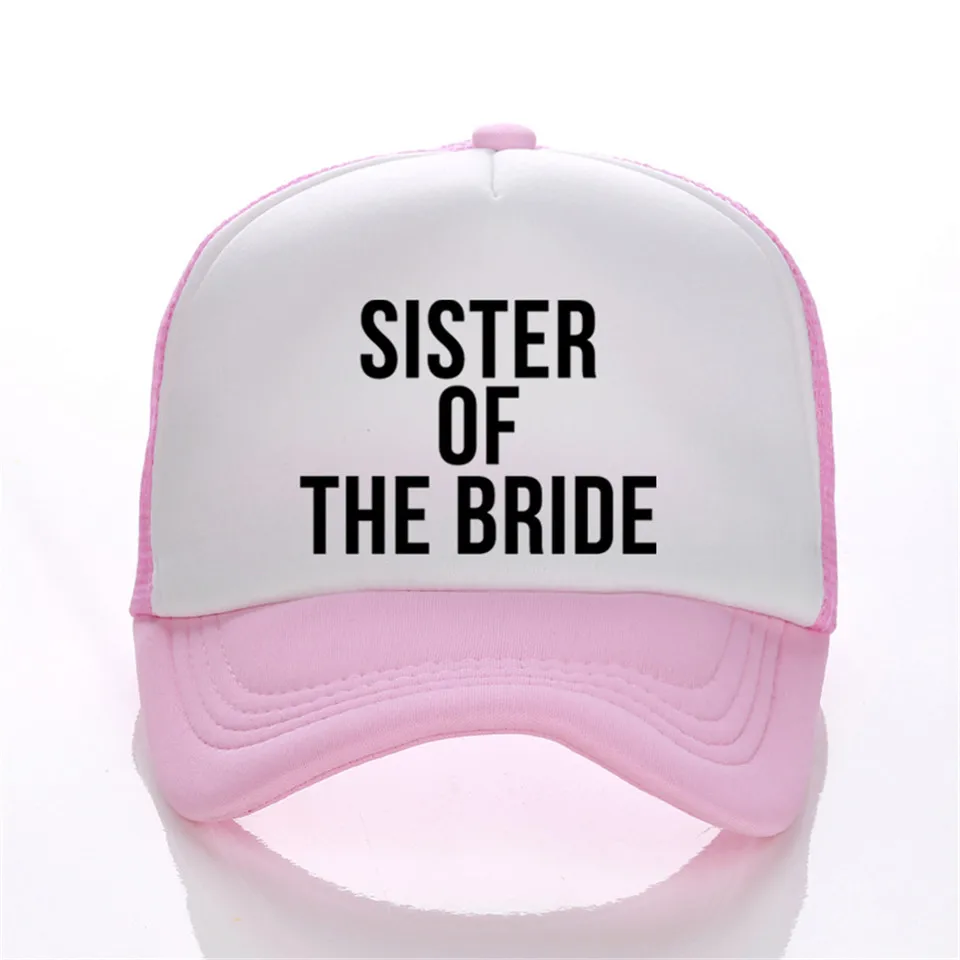 

Кепки для бейсболки Sister Of The Bride, модные регулируемые бейсболки с плоским козырьком для купюр, для девичника